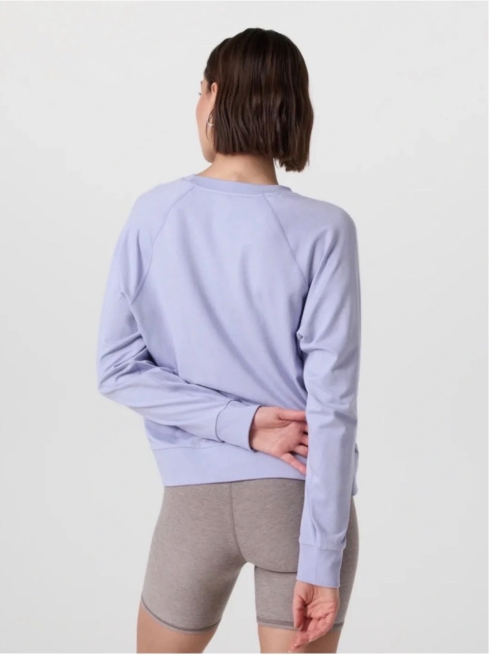 Vuori Long Sleeve Essential Halo Tre in lilac - Picture 2 of 3
